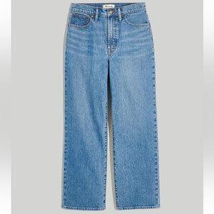 Madewell Perfect Vintage Wide Leg Crop Jean Size 28
